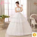 White bridal new design off-shoulder ball gown princess wedding dress